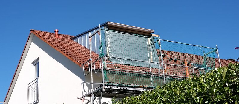 Dachgaube Einfamilienhaus